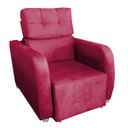 Ver imagem 2 de Poltrona Retratil e Reclinavel Safira Vermelho