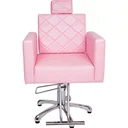 Ver imagem 1 de Cadeira Evidence Barbeiro Cabeleireiro Fixa com Base Giratória:rosa