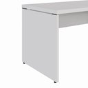 Ver imagem 6 de Mesa de Escritório Escrivaninha L 1,70m Pé Painel F5 Office Cor:cinza