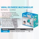 Ver imagem 3 de VARAL DE PAREDE RETRÁTIL DE 1 CORDA COM 12 METROS | KALA