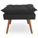 Ver imagem 3 de Poltrona Decorativa Opala Deluxe com Puff Suede