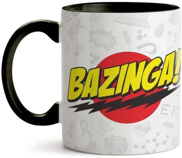 CANECA BIG BANG THEORY BAZINGA