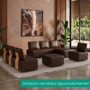 Ver imagem 6 de Sofá Chaise Modular Block 74x153 Pes Madeira Courino Tcs 721 Moll