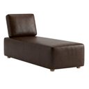 Ver imagem 1 de Sofá Chaise Modular Block 74x153 Pes Madeira Courino Tcs 721 Moll
