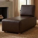 Ver imagem 2 de Sofá Chaise Modular Block 74x153 Pes Madeira Courino Tcs 721 Moll