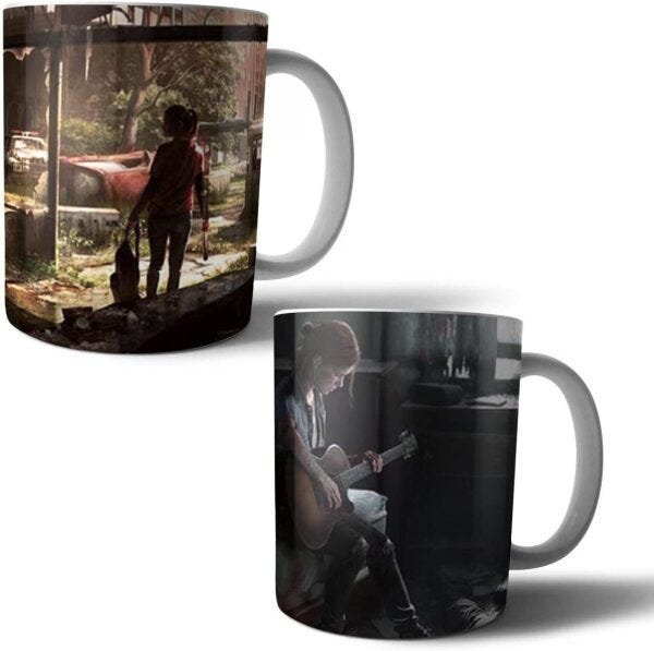 Jogo com 2 Canecas Porcelana The Last of Us 350ml (BD01)