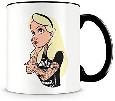 Caneca Alice Dark Preta