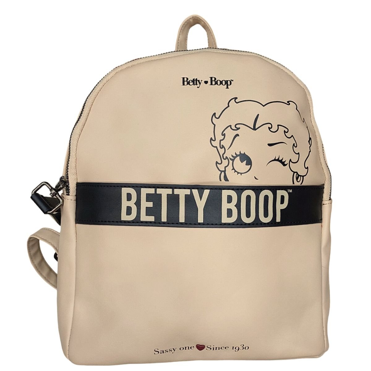 Bolsa de Costas Feminina Betty Boop Bege Semax - 3