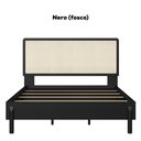 Ver imagem 4 de Cama Quenn Palhinha Oslo 27056 Pes Madeira 152 Cm Nero Artesano