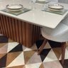 Sala de Jantar Mesa Lucerna 2,19m com 6 Cadeira Dilly Base Fixa - 4