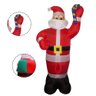 Papai Noel Inflavel 2 Metros e 40cm Gigante Natal Festa Decoraçao 110V Natalino Casa Empresa - 1