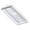 Ver imagem 3 de Escorredor Prato Louça Aéreo 770mm Fixo Embutir Dimec Elevatta Bandeja Inox