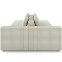 Ver imagem 4 de Sofá Ilha com Puff para Sala Living 265cm Amber M03 Bouclê Bege Claro - Lyam Decor