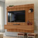 Ver imagem 3 de Painel para Tv 65 Polegadas 180cm Europa Lukaliam Jequitiba Ripado