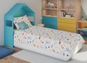 Ver imagem 1 de Cama Patrulha Canina Menino 3pçs 100% Algodão 1,40x2,10m