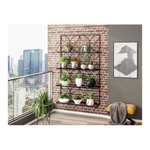 Jardineira Floreira Decorativa Suspensa Em Ferro - 160x100