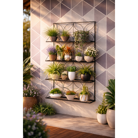 Jardineira Floreira Decorativa Suspensa em Ferro - 160x100