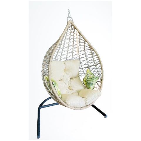 Balanço Maldivas em Corda Náutica e Alumínio, Area Externa/ Interna