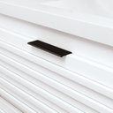 Ver imagem 6 de Gabinete para Banheiro Branco Isa com Bancada de Mármore Sintético Branco 66 cm