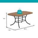 Ver imagem 4 de Conjunto de Sala de Jantar 6 Cadeiras Salem Carraro Preto Rosê