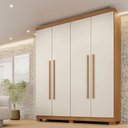 Ver imagem 2 de Guarda-roupa Filadélfia 4 Portas 3 Gavetas - Benetil