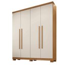 Ver imagem 1 de Guarda-roupa Filadélfia 4 Portas 3 Gavetas - Benetil