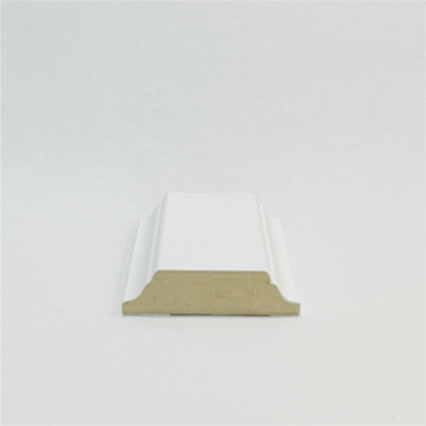 Boiserie MDF Branco 6cm Adorno Duplo 7,36m