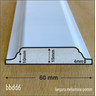 Moldura Boiserie Mdf 6cm Adorno Duplo (pacote com 4 Unidades 7,36m) Fácil Instalação - 3