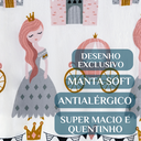 Ver imagem 3 de Coberta Solteiro Mundo Kids Cobredrom Luxo Aveludada Super Fofinha e Quentinha Bouti:princess