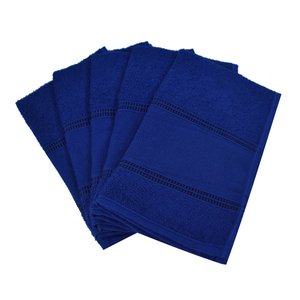 Kit 24 Toalha Lavabo Rekint Perfeito Estilo Azul Marinho
