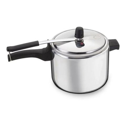 PANELA DE PRPANELA DE PRESSÃO POLIDA 4,5 LITROS | MEGA ALUMÍNIO PANELA DE PRESSÃO POLIDA 4,5