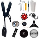 Ver imagem 7 de Roçadeira Lateral Anmax Cg520p 52cc 2,2hp 10.000rpm C/ Carretel + Kit de 8 Opções de Corte