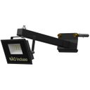 Ver imagem 2 de Suporte Refletor Inclinado Parede Braço 20 Cm Preto