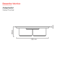 Ver imagem 5 de Grelha Ralo Linear Novii P/ Caixa Sifonada 15cm Dourada 4027