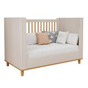 Ver imagem 6 de Berço Americano 2 em 1 100% MDF Sofá para Colchão 130x70cm Multimóveis Crper-BER003 Off White/