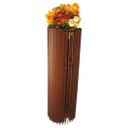 Ver imagem 1 de Vaso de Chão Decorativo Grande Torre -:marrom/60x20cm