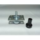 Ver mais imagens de Kit 4 Pés Niveladores 1/4 Base Sapata Mesa Armários Etc C/ Chapas Puff Cadeiras Sofas Armarios