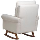 Ver imagem 7 de Poltrona de Amamentação com Balanço Base Nina Encanto D02 Bouclê Off White C-200 - Lyam Decor