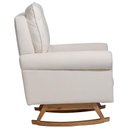 Ver imagem 6 de Poltrona de Amamentação com Balanço Base Nina Encanto D02 Bouclê Off White C-200 - Lyam Decor