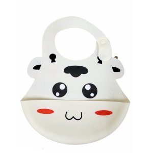 Babador de Silicone Com Pega Migalhas Animais BR