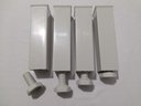 Ver imagem 2 de Kit 4 Pés para Armário de Cozinha Paneleiro Balcão Vap Branco Regulável Gabinete Pia Cozinha