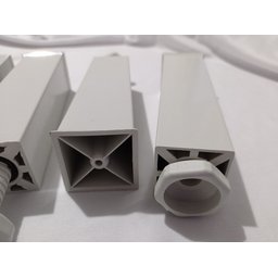 Kit 4 Pés para Armário de Cozinha Paneleiro Balcão Vap Branco Regulável Gabinete Pia Cozinha - 4