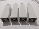 Ver imagem 5 de Kit 4 Pés para Armário de Cozinha Paneleiro Balcão Vap Branco Regulável Gabinete Pia Cozinha