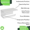 Papeleira Porta Papel Higienico Apoio Celular Branco Plus - 5