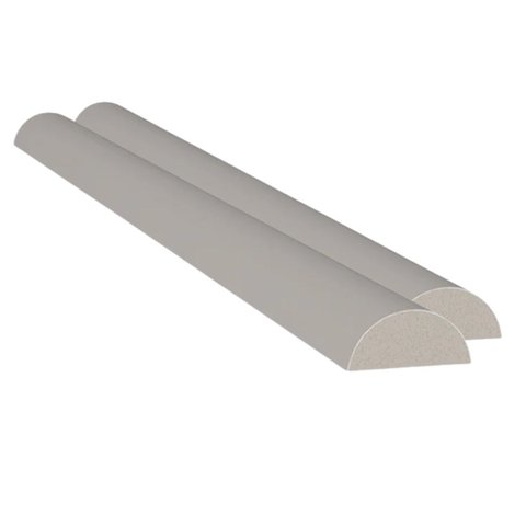 Meia Curva Poliestireno 599 Cinza Glacial Santa Luzia - 2,8mx3,7cm (2uni)