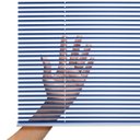 Ver imagem 2 de Persiana Horizontal 16mm Metálico 1,40 X 2,20 Azul Alumínio
