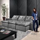 Ver imagem 4 de Sofá Retrátil e Reclinável 6 Lugares M26 Martins Estofados