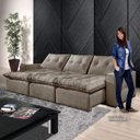 Ver imagem 4 de Sofá Retrátil e Reclinável 6 Lugares M26 Martins Estofados