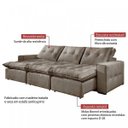 Ver imagem 2 de Sofá Retrátil e Reclinável 6 Lugares M26 Martins Estofados