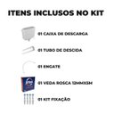 Ver imagem 2 de Caixa Descarga Elevada 6,8 À 9l Branca + Tubo Descida +